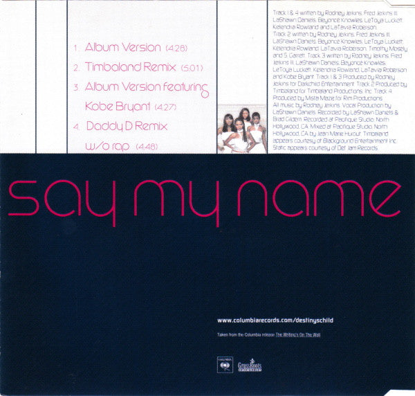 Destiny's Child – Say My Name