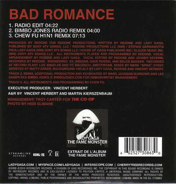 Lady Gaga – Bad Romance