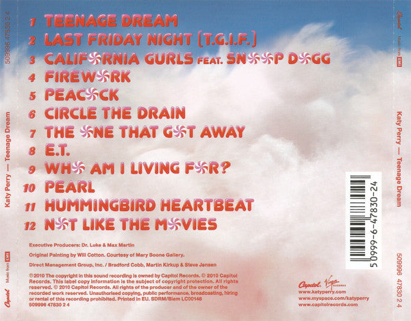 Katy Perry – Teenage Dream