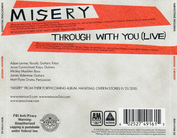Maroon 5 – Misery