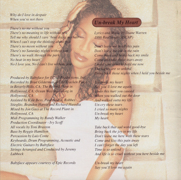 Toni Braxton – Secrets