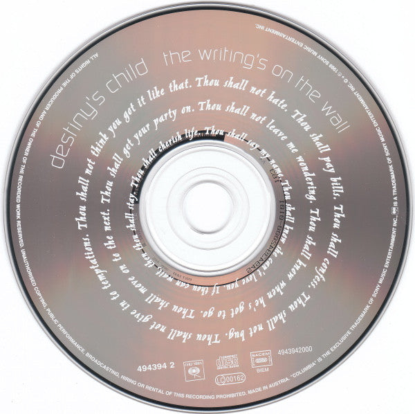 Destiny's Child – The Writing's On The Wall