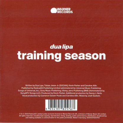 Dua Lipa – Training Season