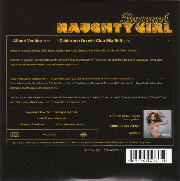 Beyoncé – Naughty Girl