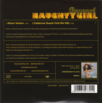 Beyoncé – Naughty Girl