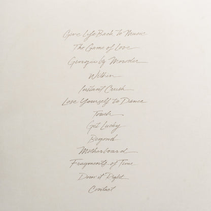 Daft Punk – Random Access Memories (Drumless Edition)